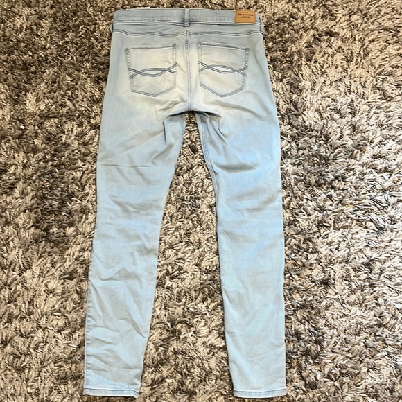 Abercrombie & Fitch Jean Leggings Light Blue - Picture 2 of 4